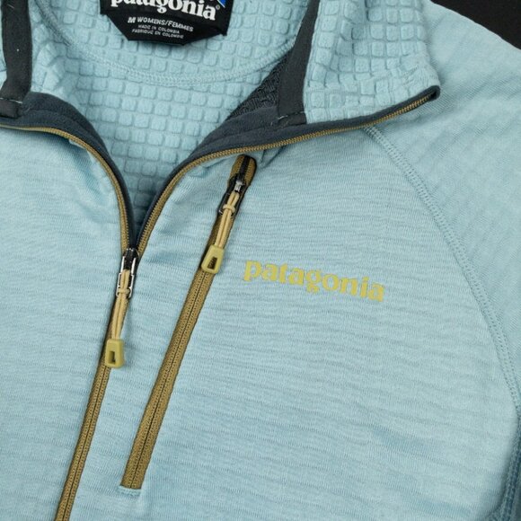 Patagonia R1 Regulator Fleece Jacket Women's Medium Blue 1/4 Zip Pullover 40118 - Picture 5 of 13